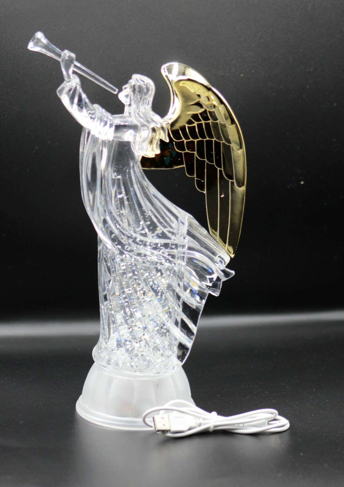 New Figurine Light-up Praying Angel Statue Night Light Cute Cherub FIGURINE