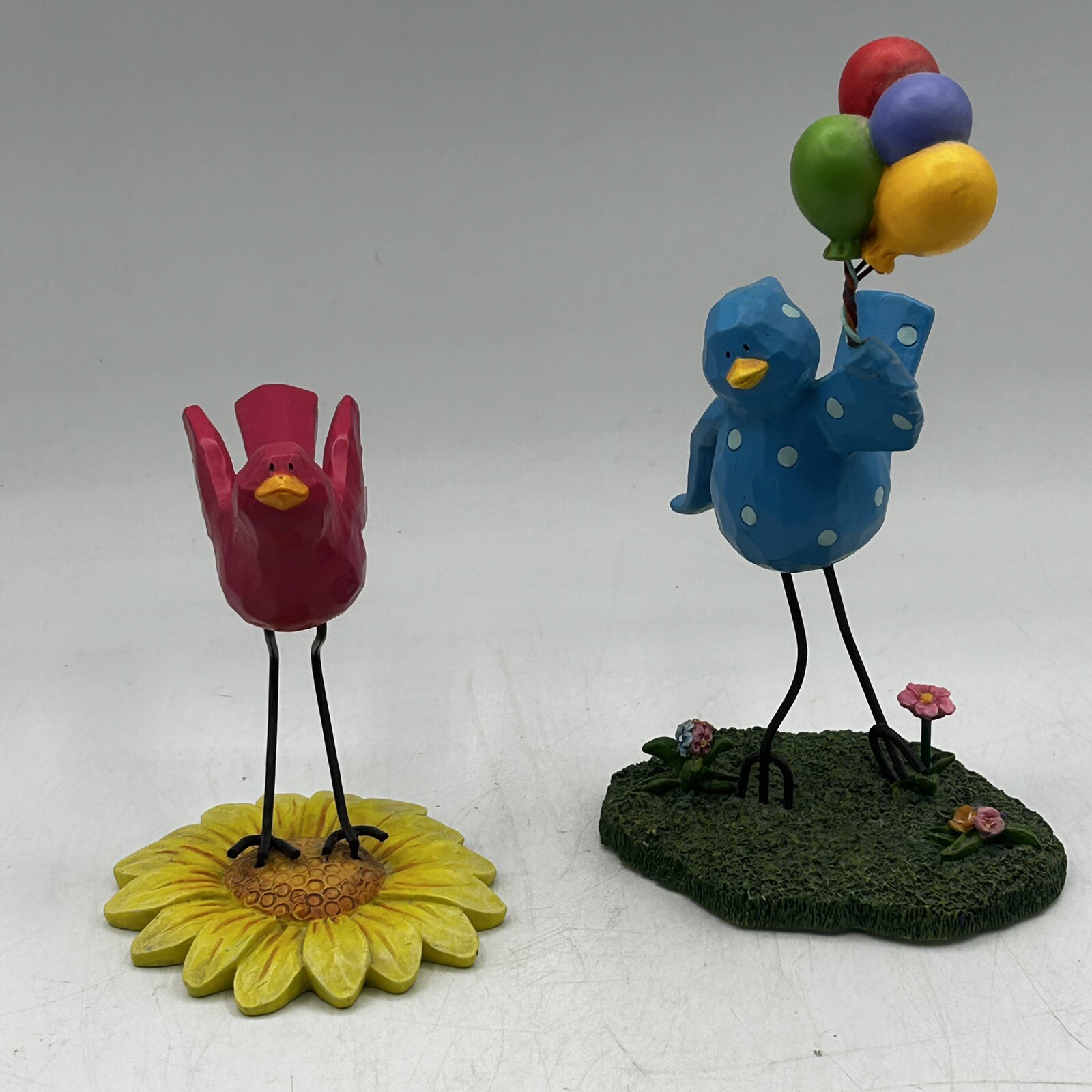 Russ Berrie Tweet Along With Me Uplifting Moments Flowers Balloons Polka Dot (2)