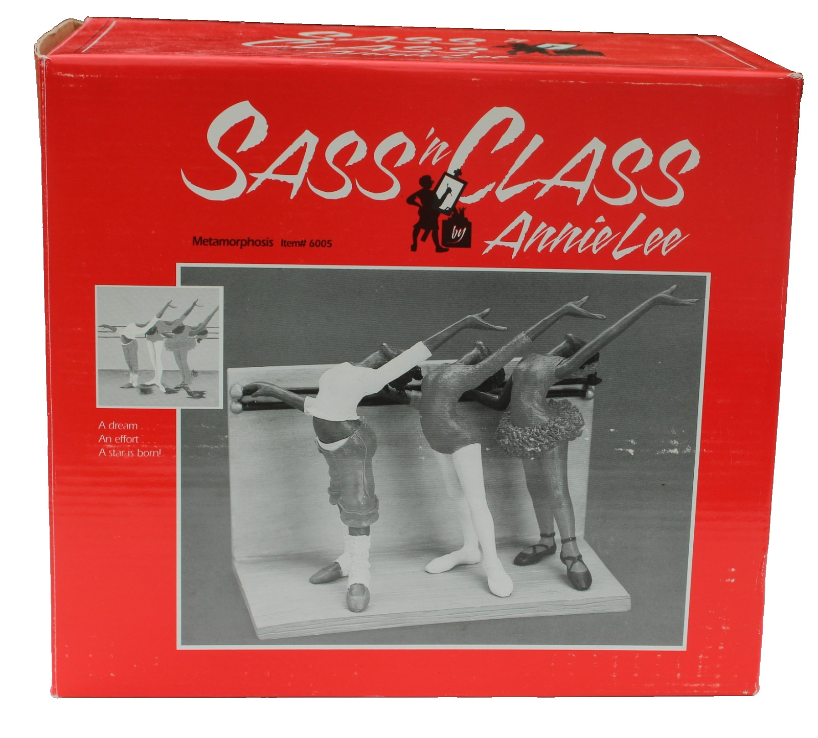 1998 Annie Lee Sass ’n Class Metamorphosis Figurine #6005 w/ Box