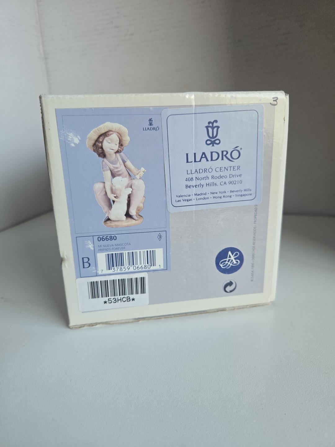 Lladro Figurine 6680 Friends Forever Still at the Original Box