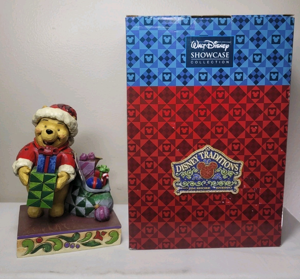 Jim Shore Disney Traditions Winnie The Pooh “Presents From Pooh” #4016566