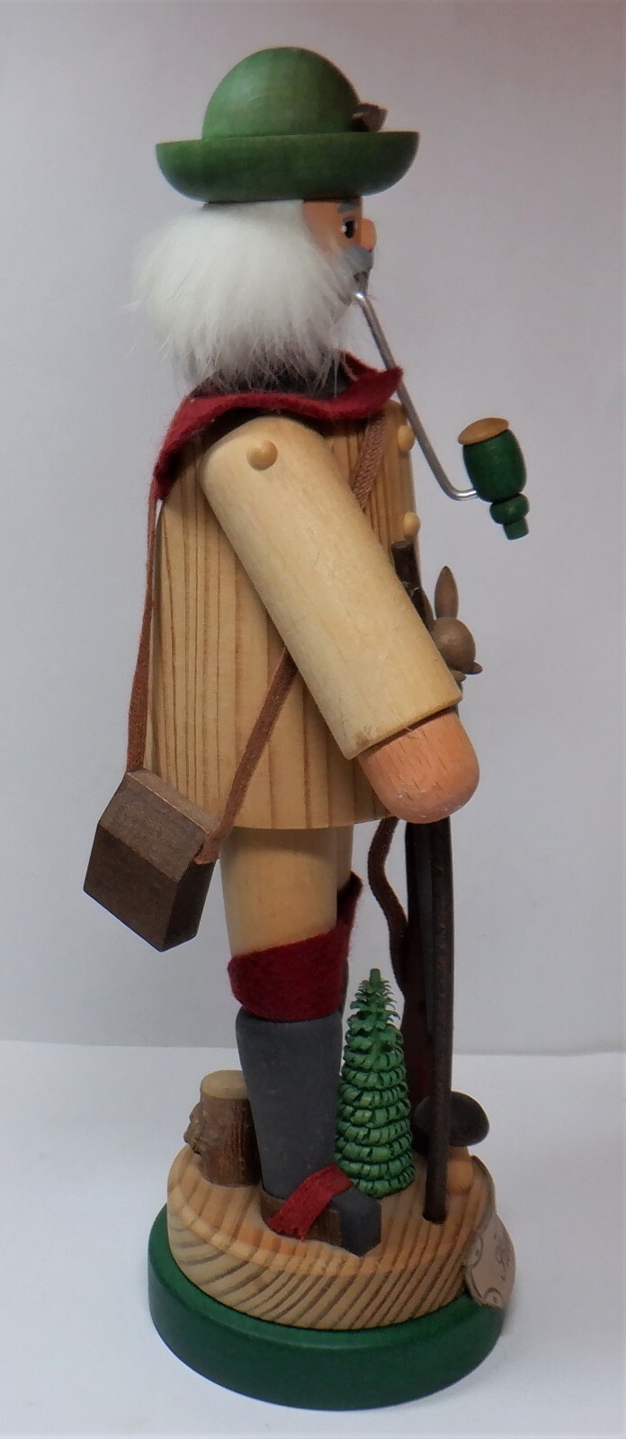 VTG ECHT ERZGEBIRGISCHE KARL WERNER HUNTER CARVED WOOD SMOKER / INCENSE BURNER