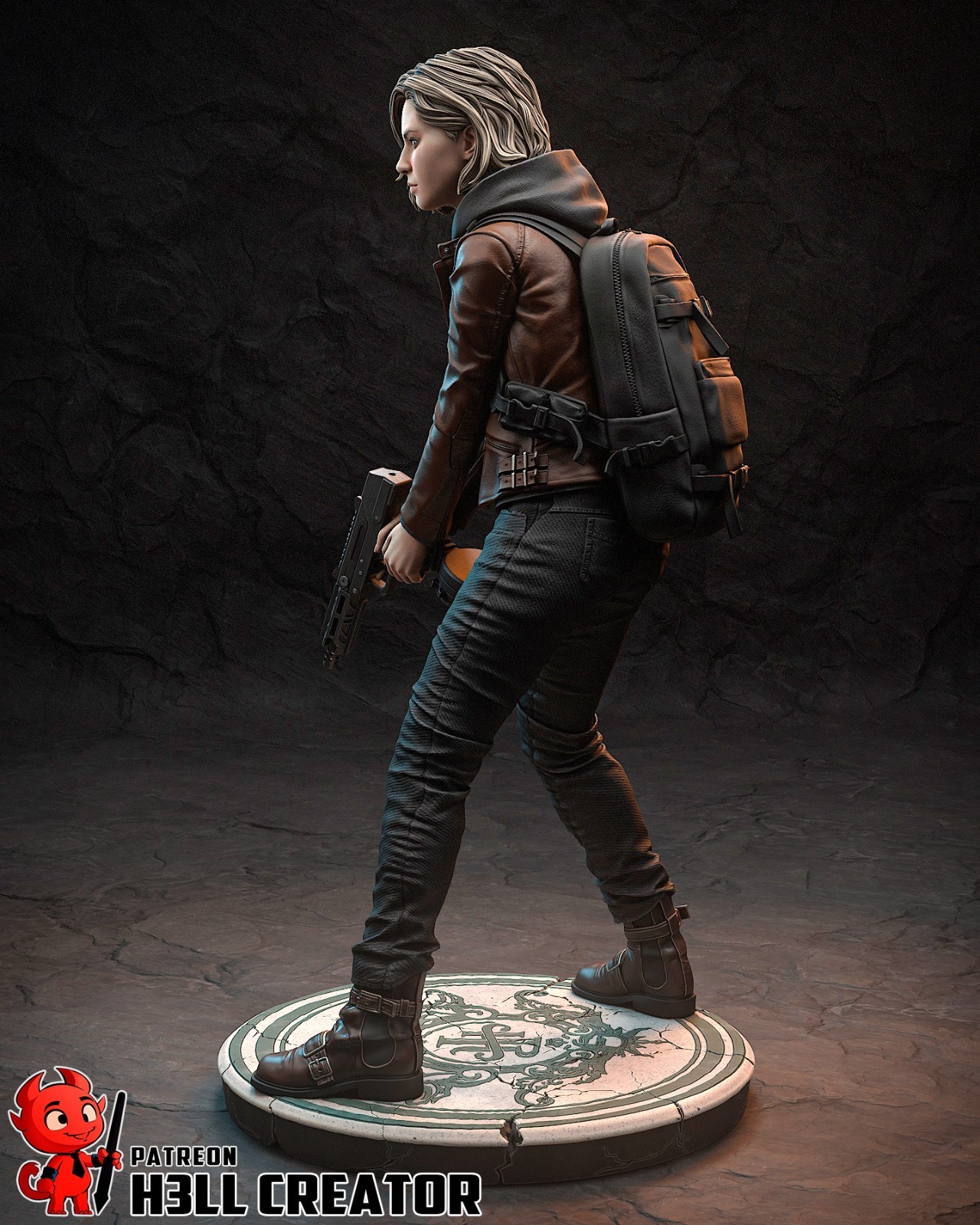 Grace Ashcroft Figurine Resident Evil Hand Painted Model / DIY Kit 11 pcs