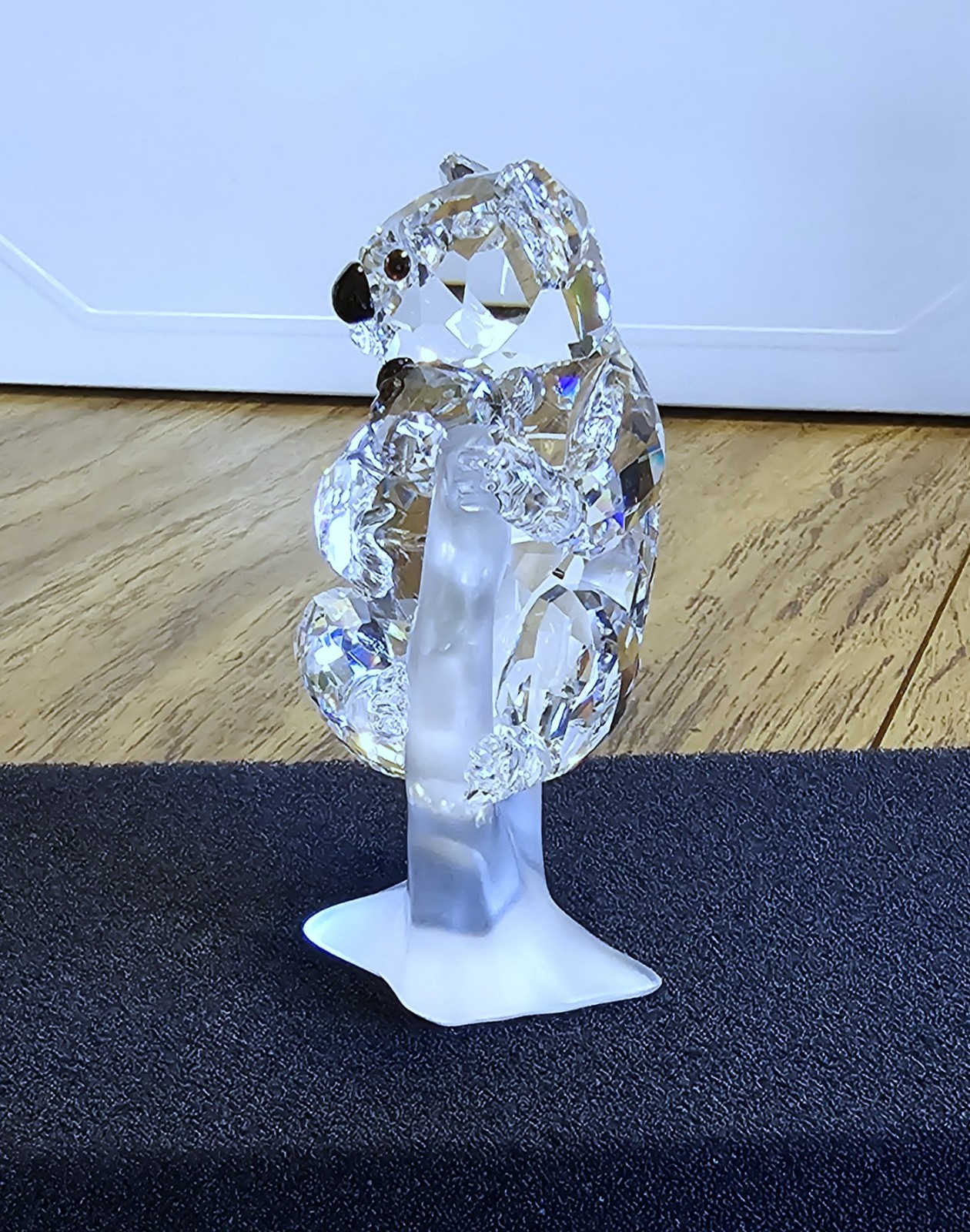 🐨 Swarovski Crystal 2009 Rare Encounters Koala Mother Baby in Tree Figurine NIB