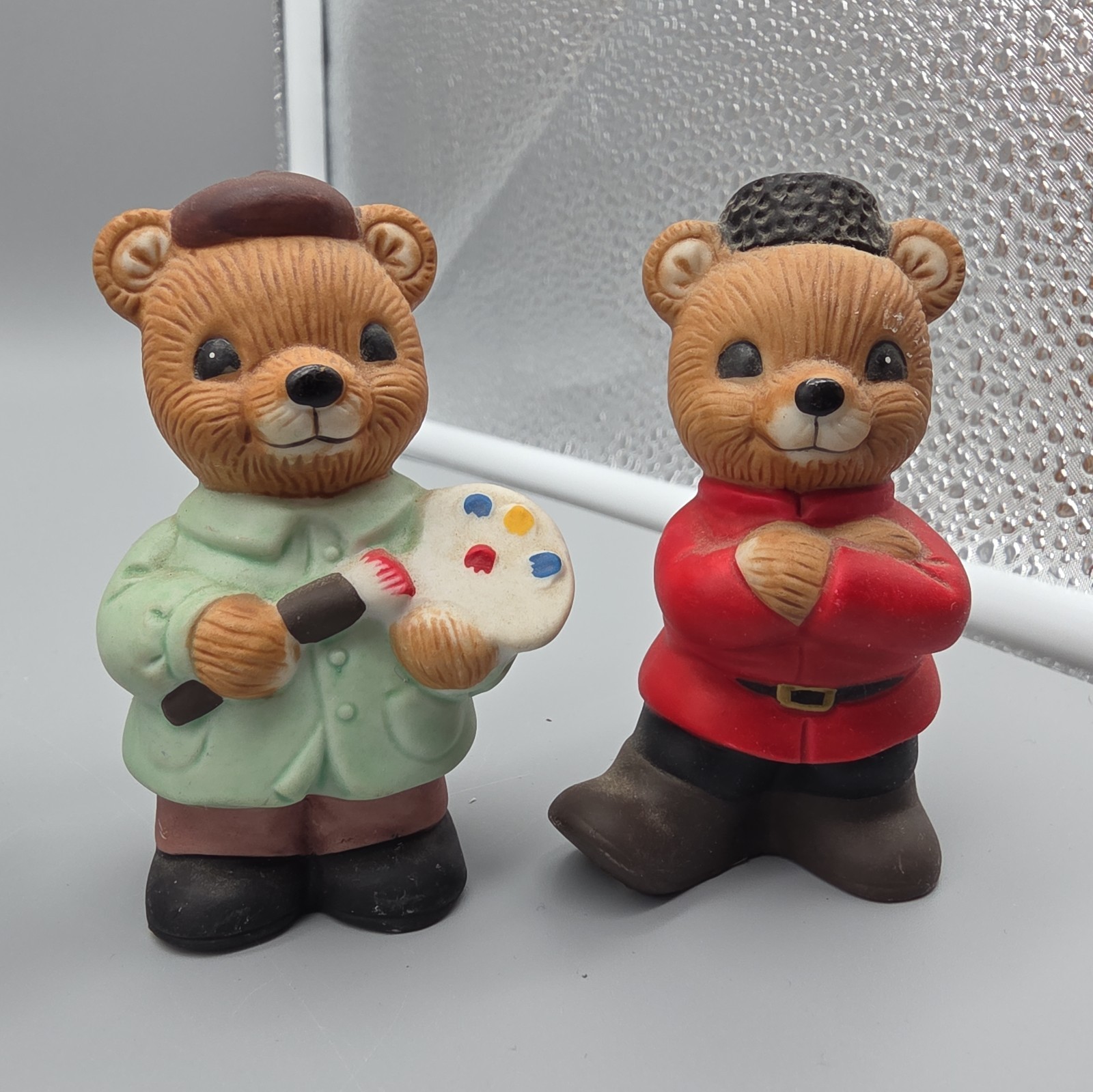 Homco Bear Figurines Countries Around The World 8 Piece Set #1406