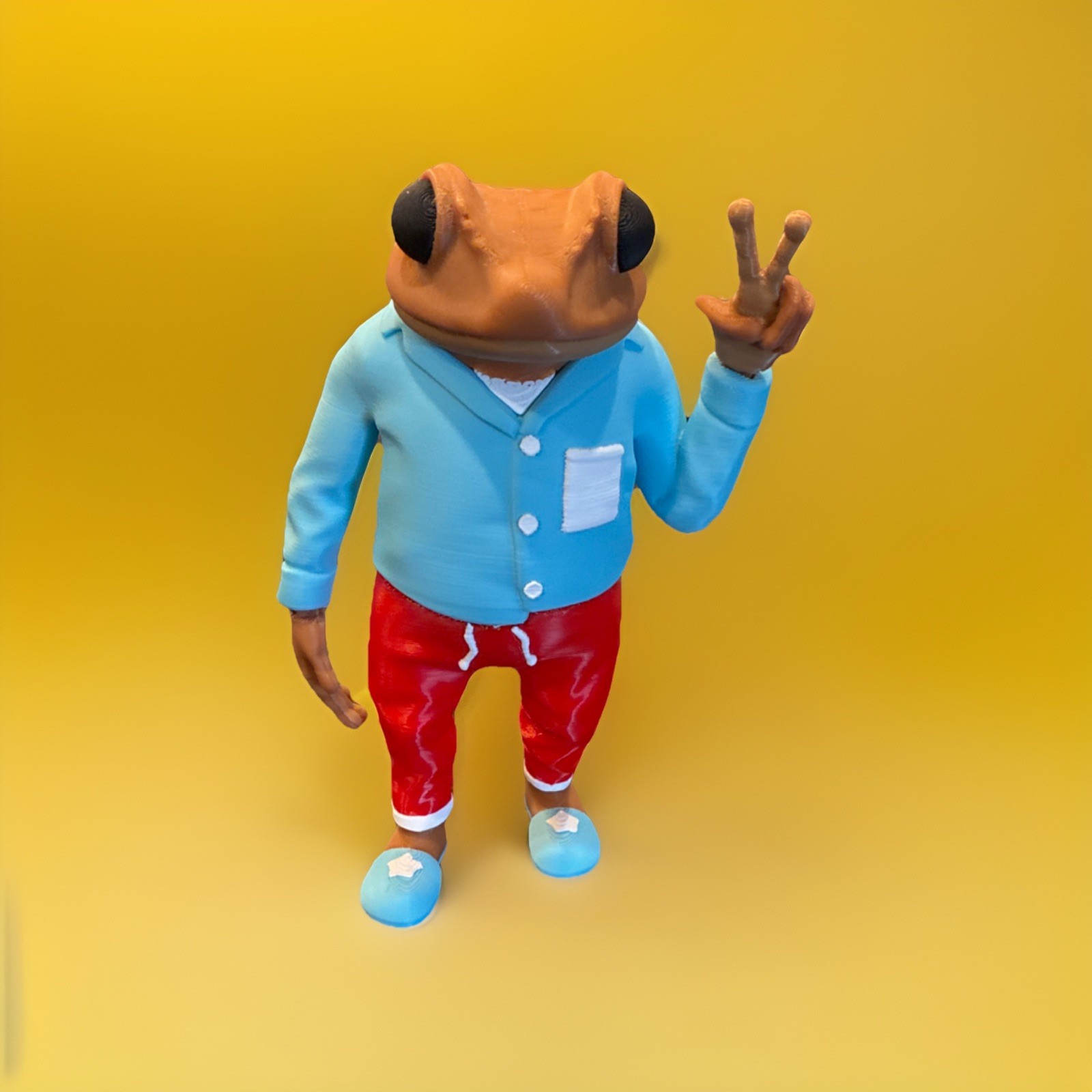 Sapo Concho Bad Bunny DTMF-inspired Figurine