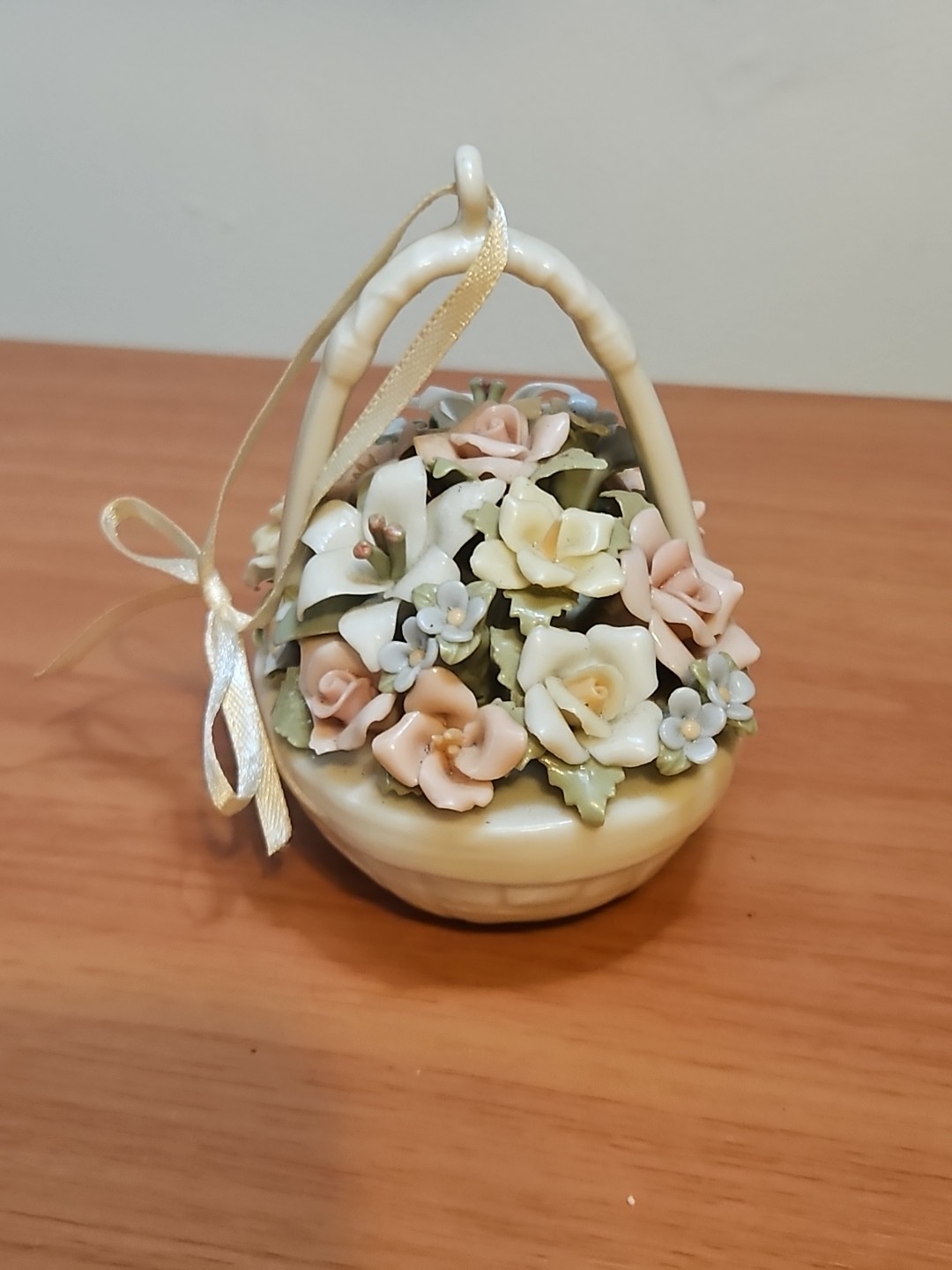 31/2 Inch Porcelain Floral Arrangement Figure