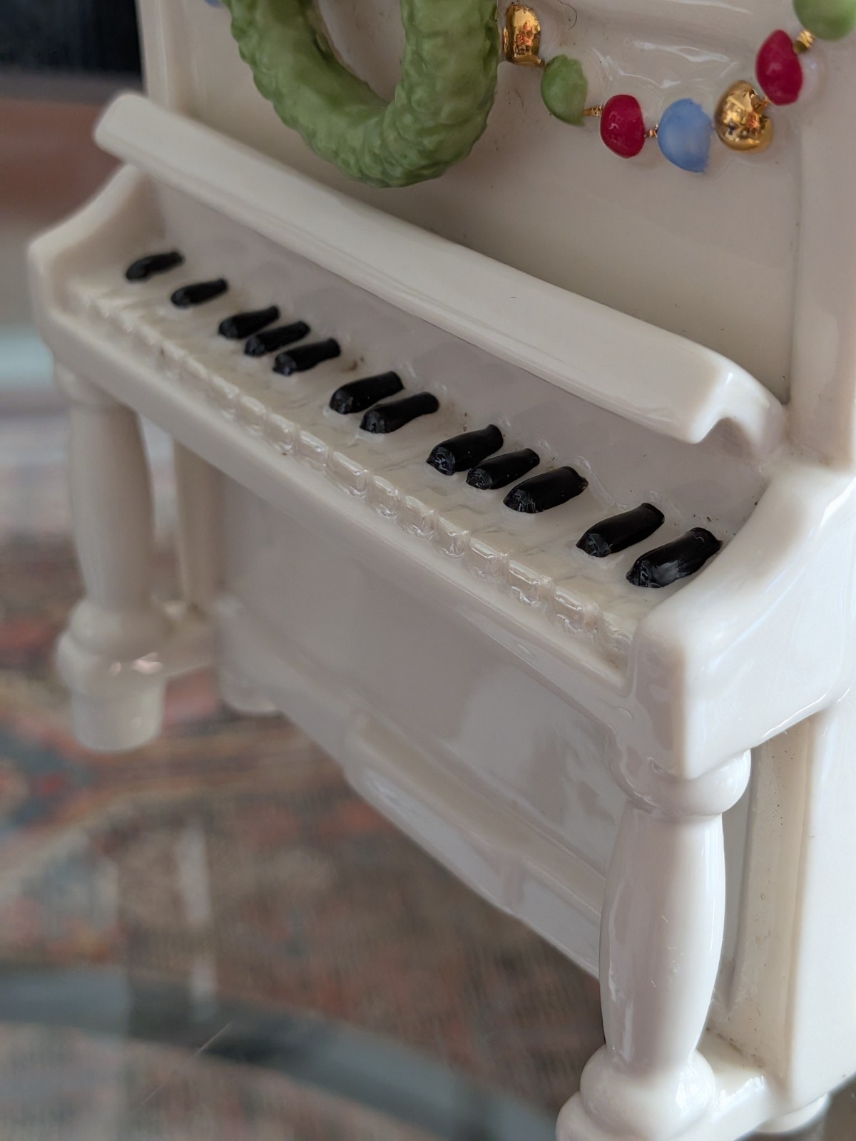 Lenox Grinch’s Christmas Melody 2014 Piano Sculpture Piano ONLY Holiday Art