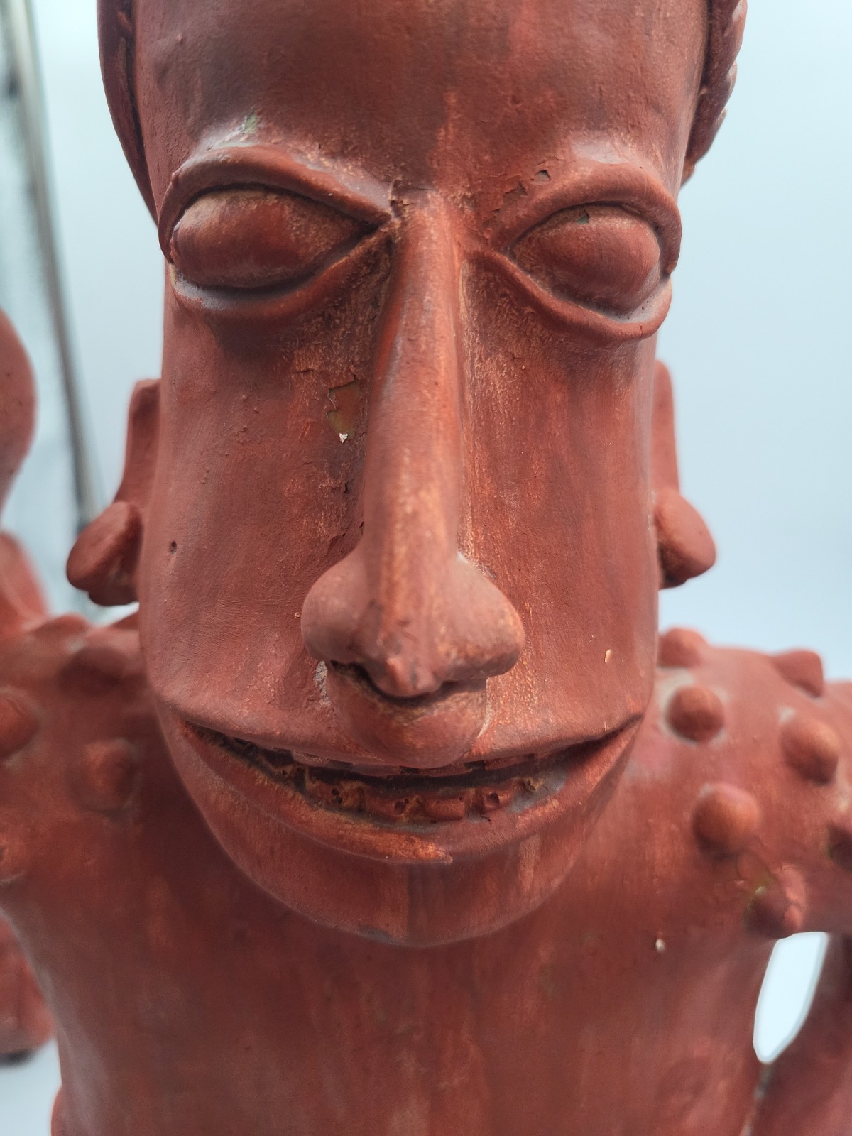 Nettle Creek Gallery Classics Nayarit Figural Pair Terracotta Style Sculptures