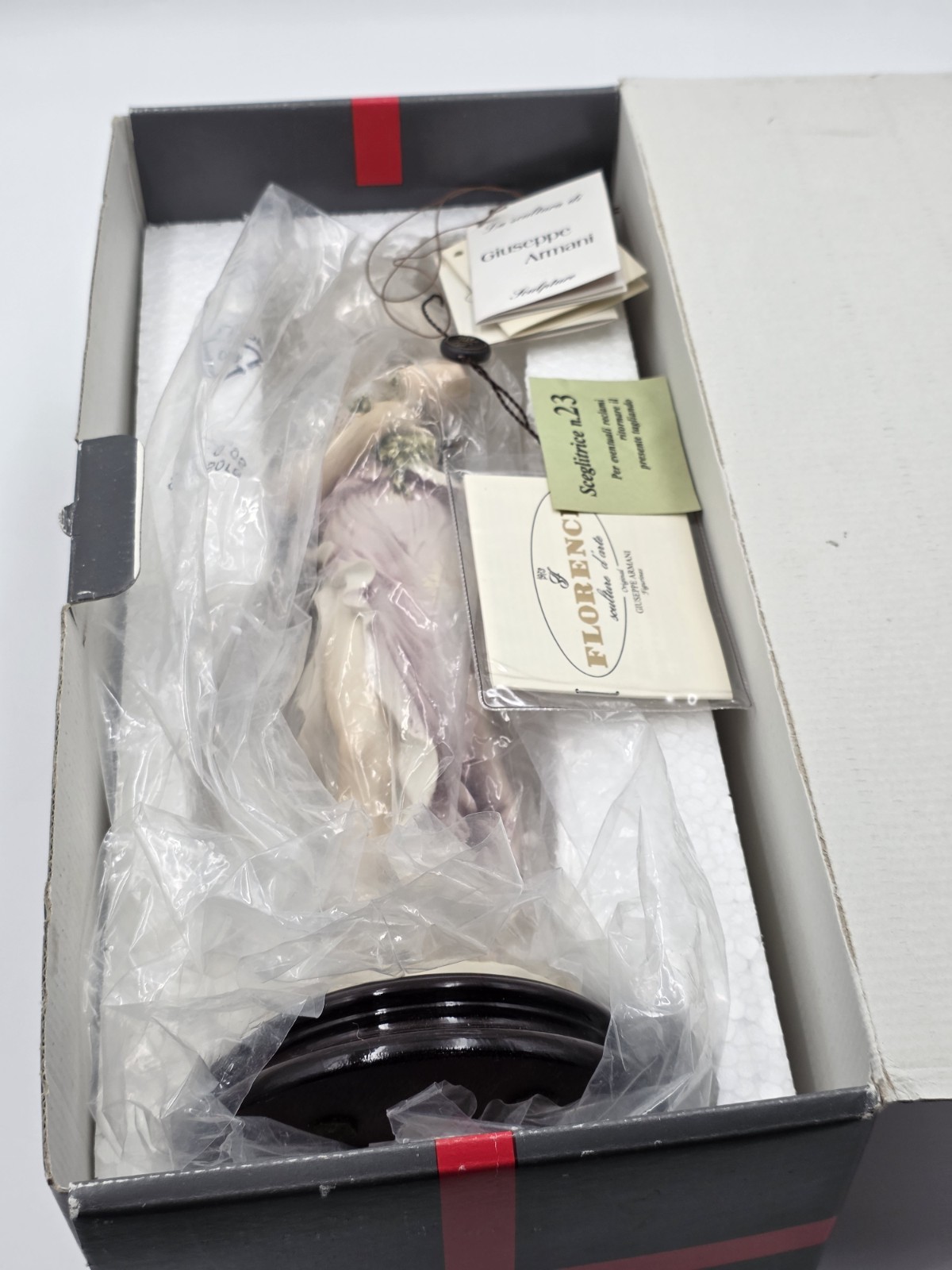 Giuseppe Armani Florence “Flora” 212C 1994 Hand Signed Porcelain Figurine w/ Box