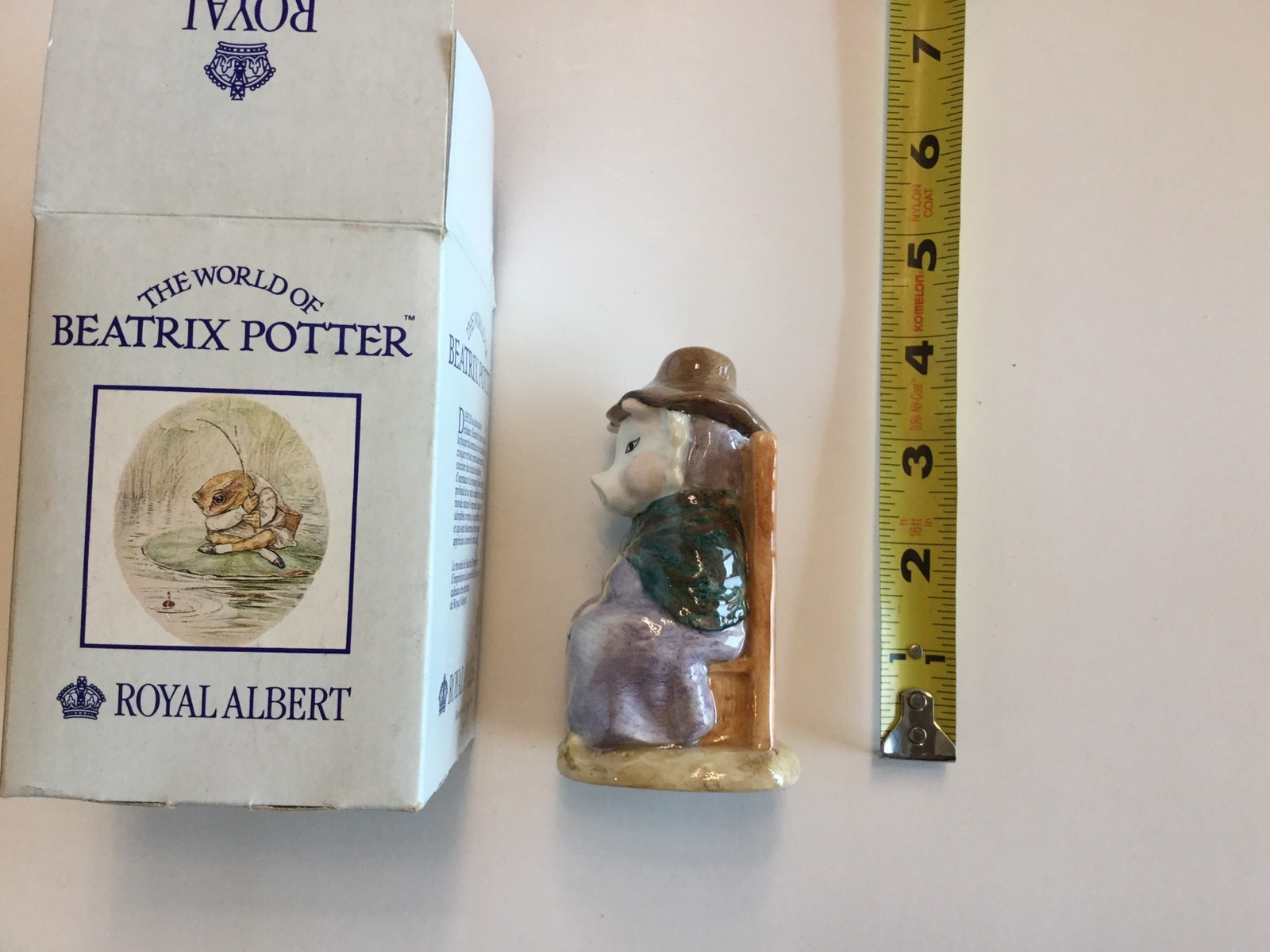 Royal Albert Beatrix Potter- And This Pig Had None Figurine