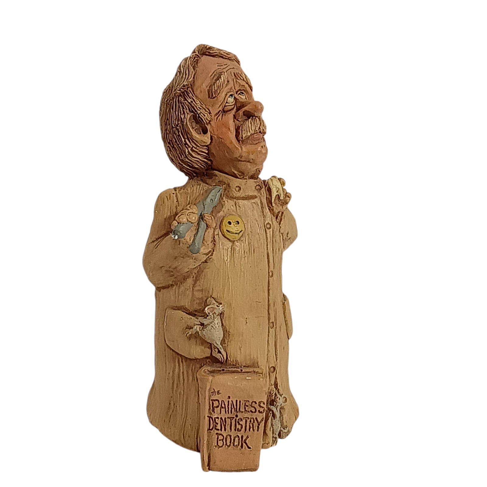 Frumps D & D Studios Painless Dentistry Resin Dentist Sculpture Figure 7″ Signed