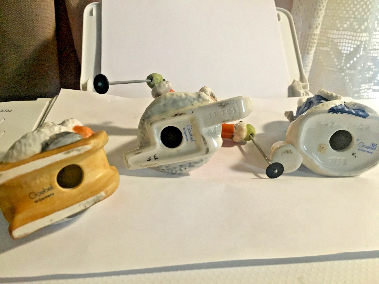 Vintage Goebel Snow Skier 11 701 Winter Girl TMK4 1972-1979 and 700 and 7358