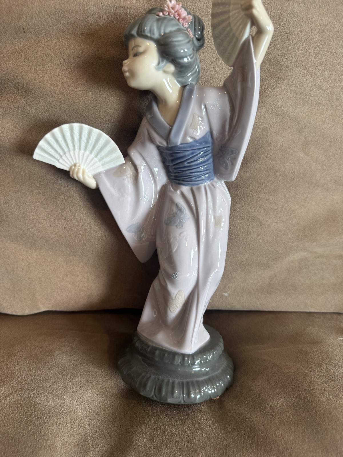 2 for $50 Lladró 4990 Timid Geisha 1978 AND Madame Butterfly 4991 (repaired)