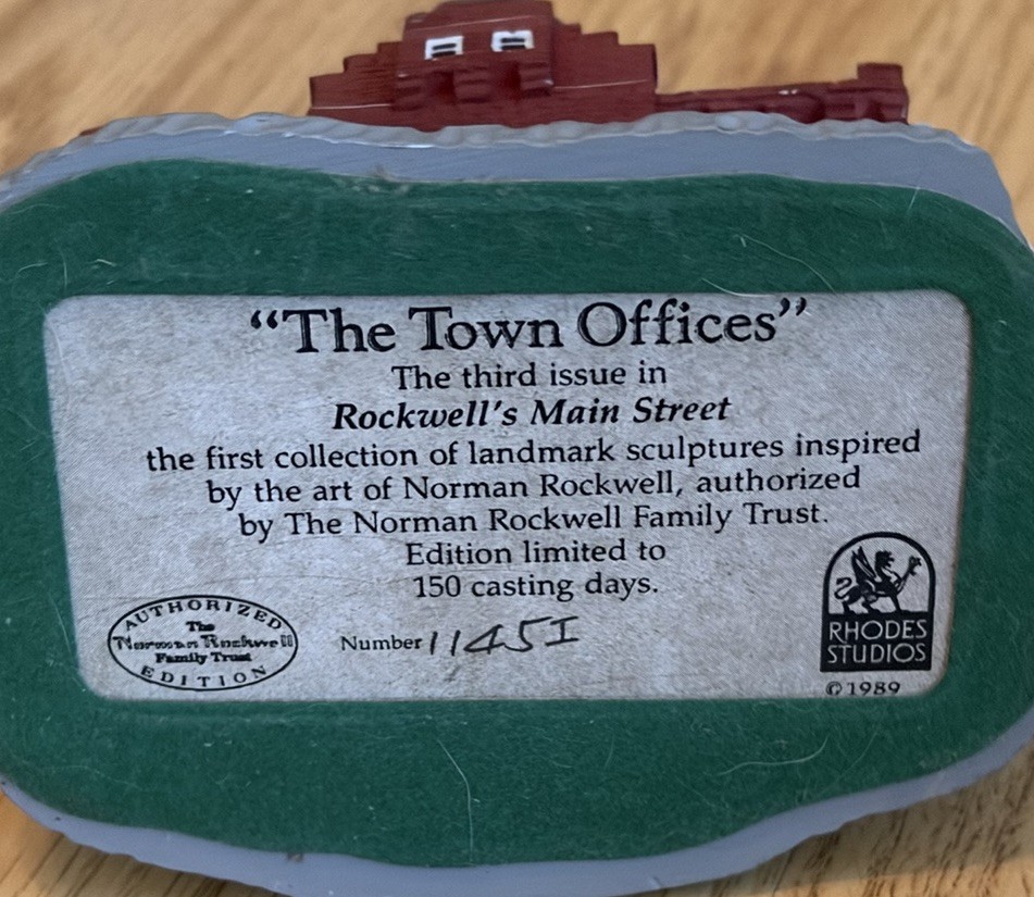 Norman Rockwell’s Main Street Complete Collection 1-7 Ceramics Houses Landmarks