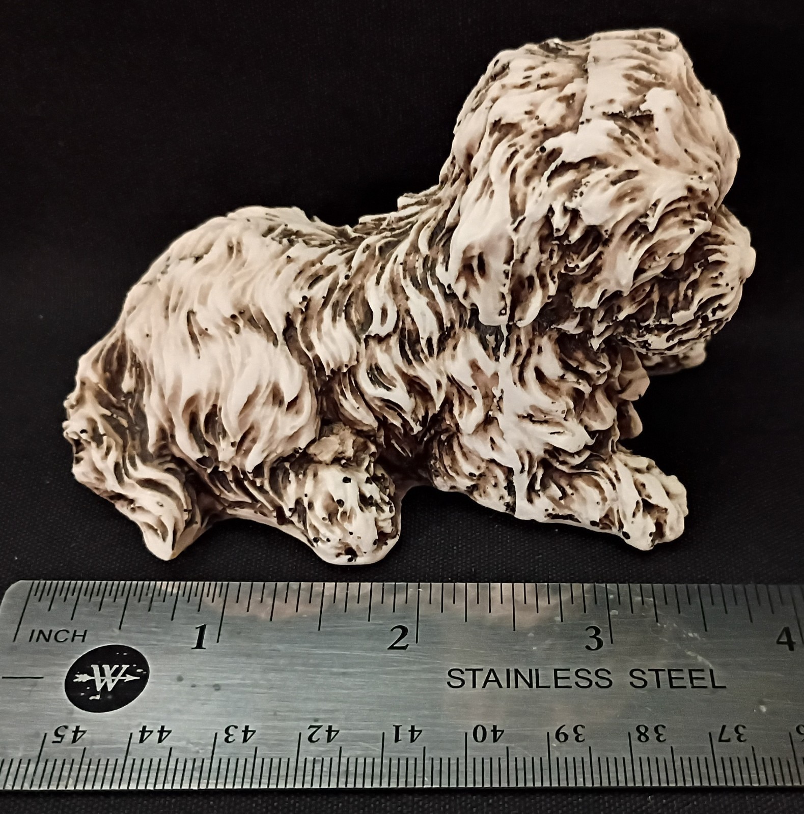2014 Veronese Terrier Dog Figurine ❤️ Resin – 4″ x 2-1/4″ 🐶 Signed & Dated 🐶