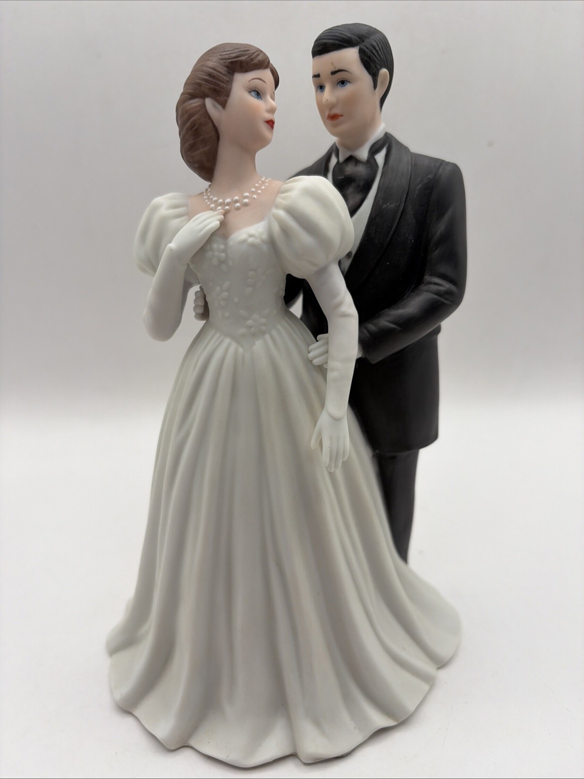 1999 Home Interior Evening Of Romance Bride/Groom Figurine Masterpiece Porcelain