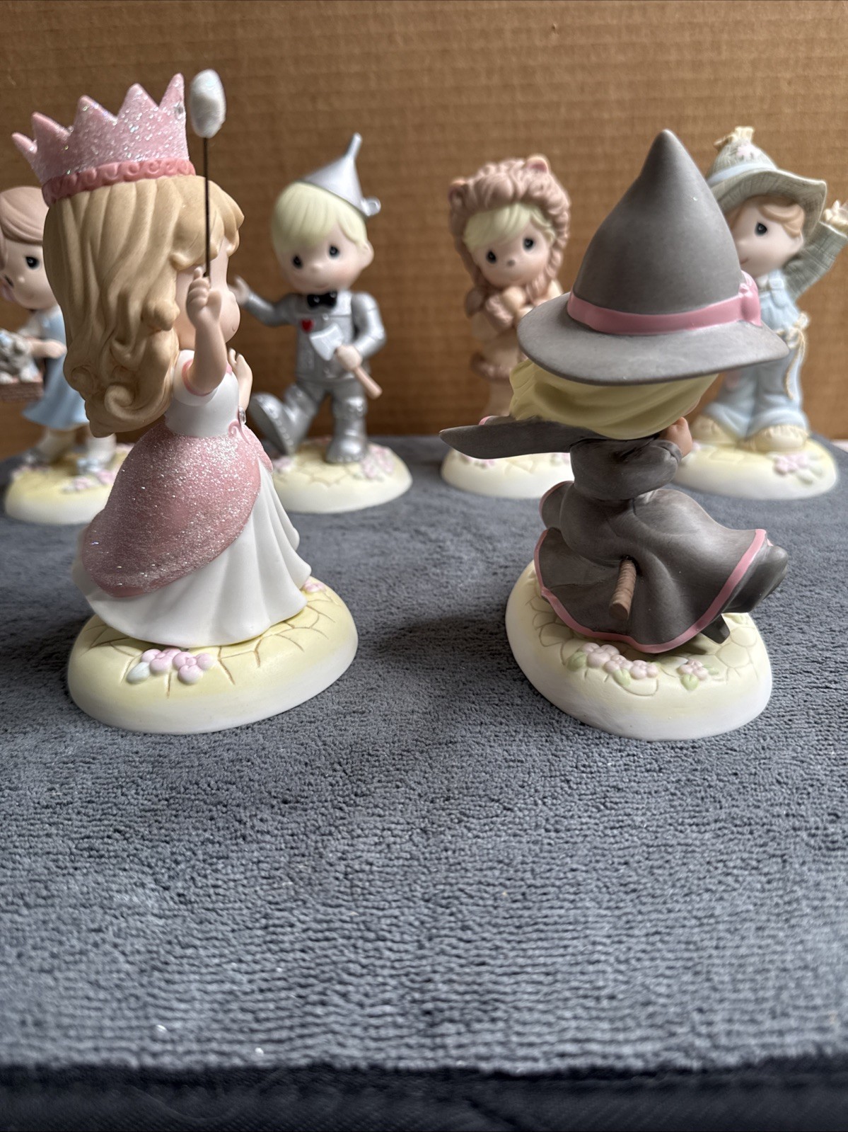Precious Moments Wizard Of Oz Set Of 6 112022-25. 114033, 132013. SIGNED READ