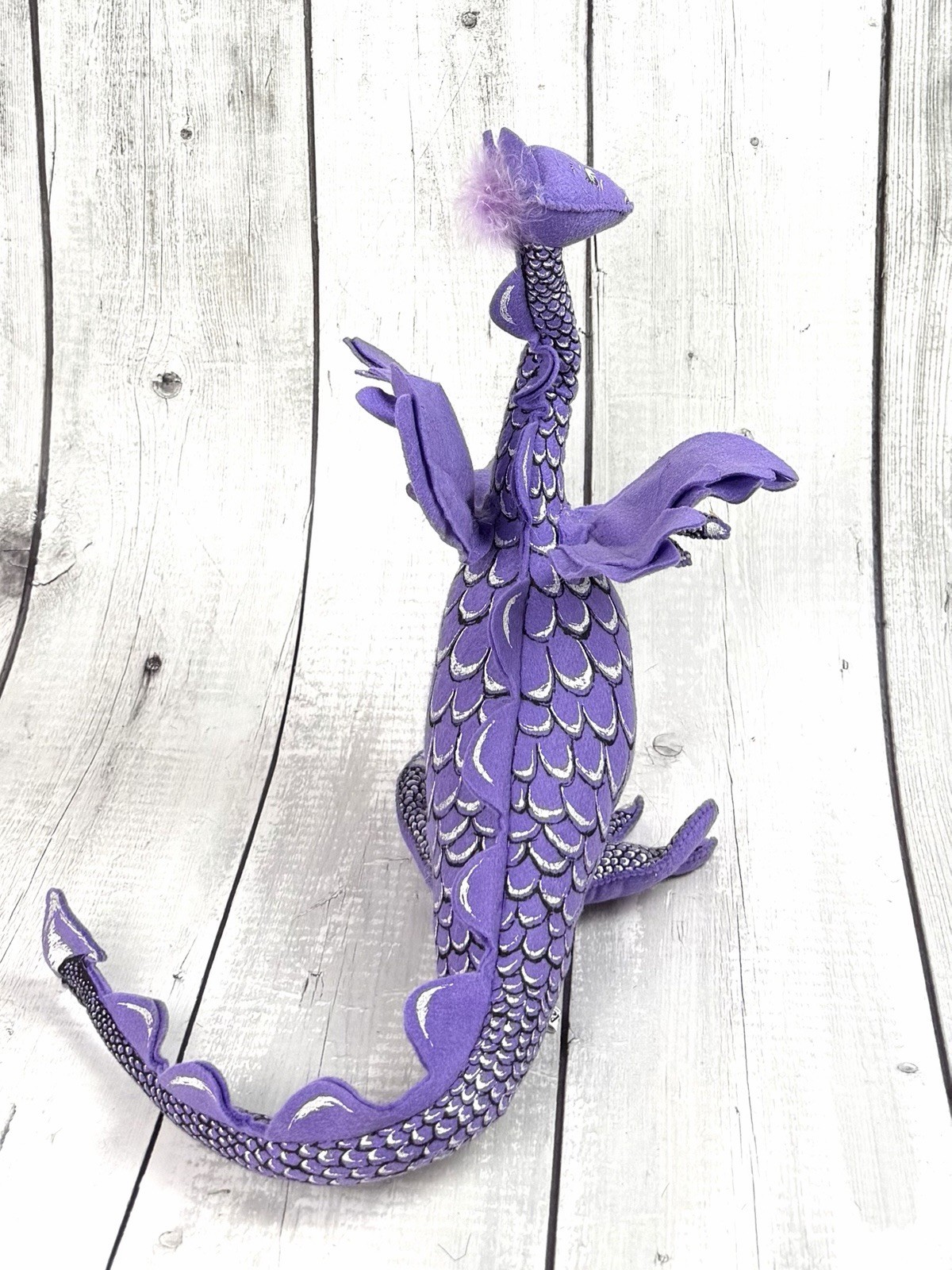 ANNALEE Purple Dragon Doll Figure Poseable 12 in 2020 Retired Collectible
