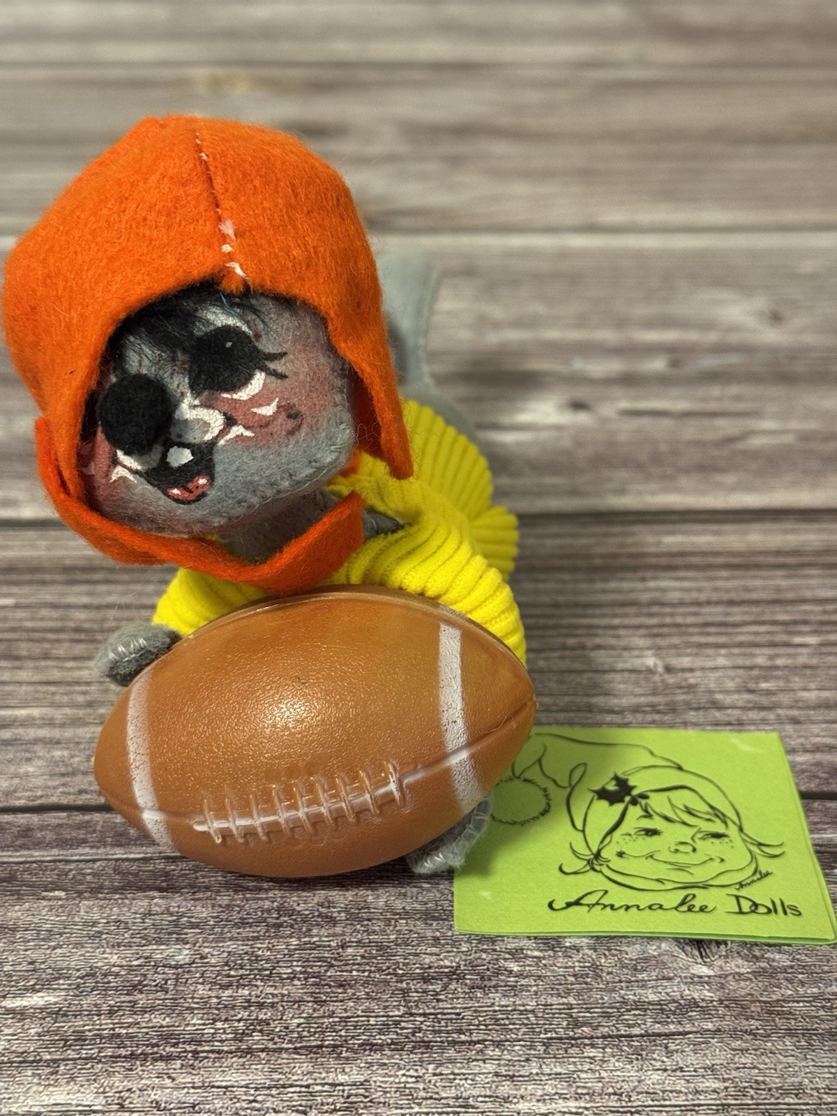 Annalee Mouse Football Player With Helmet 7″ Figure Vintage #6