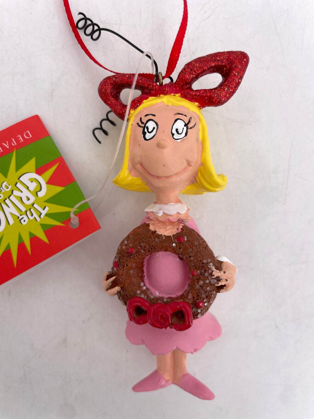 Department 56- Grinch Village Cindy’s Cookie Ornament – (4″) #4038923