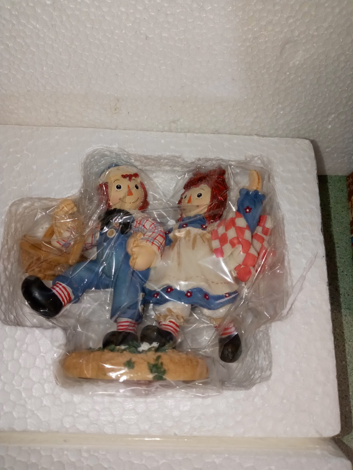 ENESCO Raggedy Ann And Andy How Nice To Have Such A Happy Sunny Friend Figurine