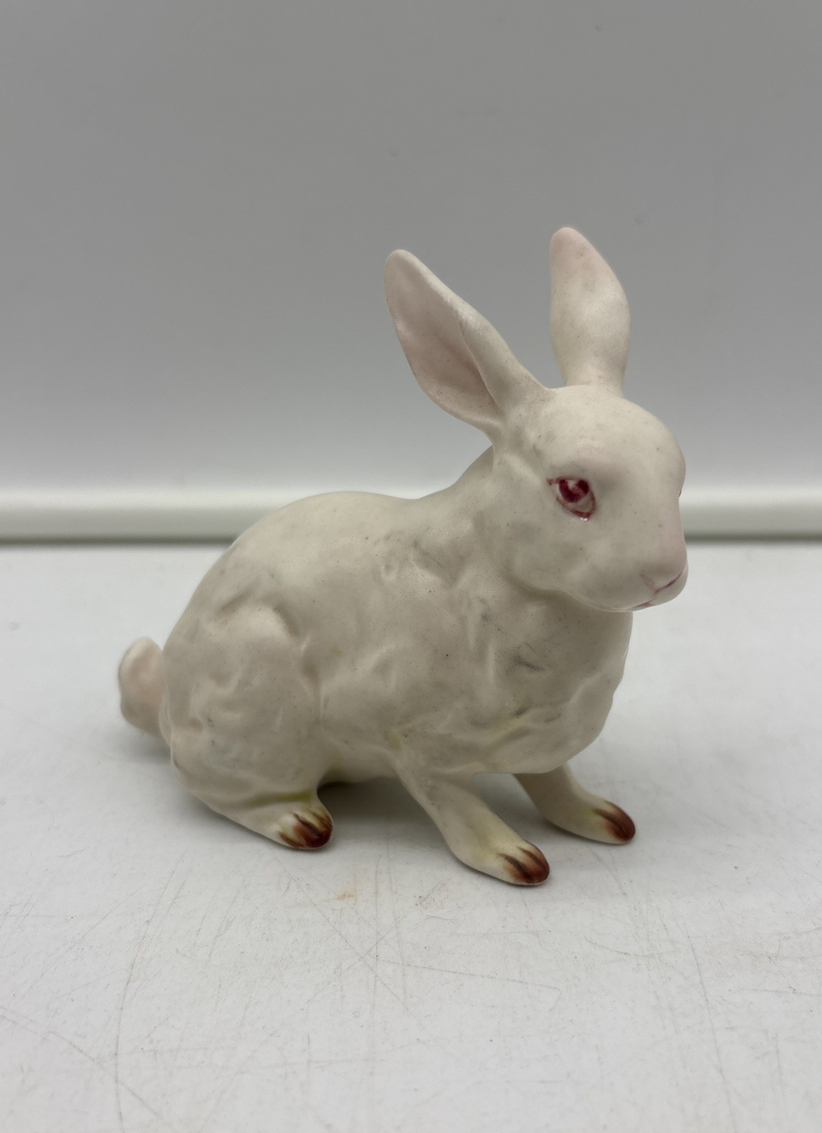 Vintage 1950s Lefton WHITE RABBIT H880 Bunny Hare Figurine