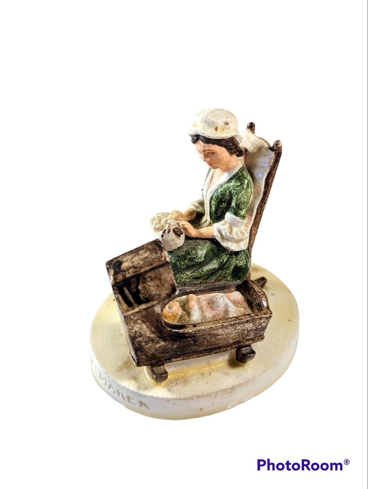 Sebastian Miniature Colonial Lace Maker 173 Vintage By Prescott W. Baston