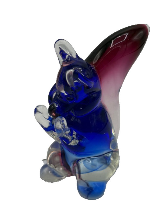 Murano Glass Squirrel Figurine