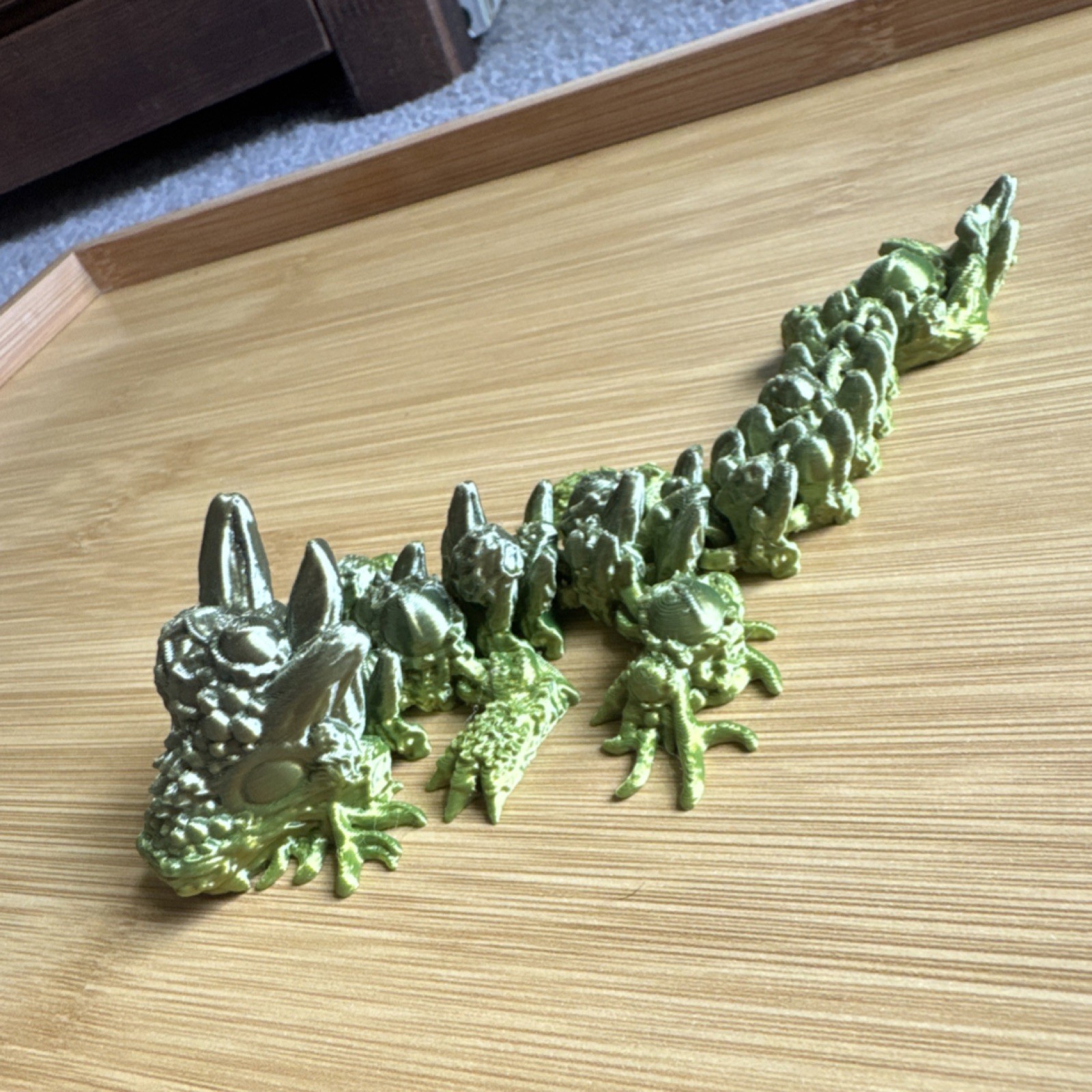 3D Printed Green Dragon