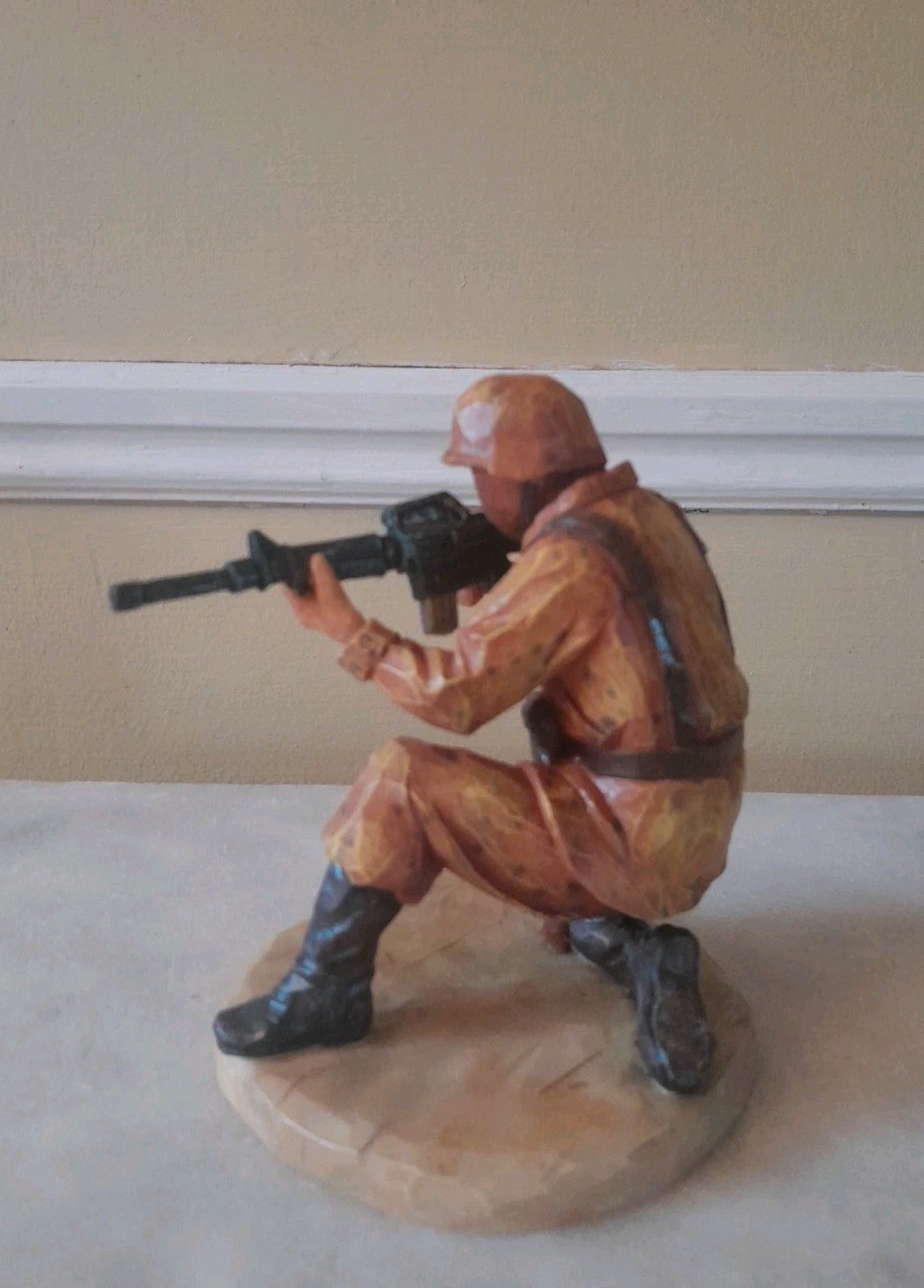 2002 Soldier Figurine Cast Art Industries We The People Fight For Freedom 27017