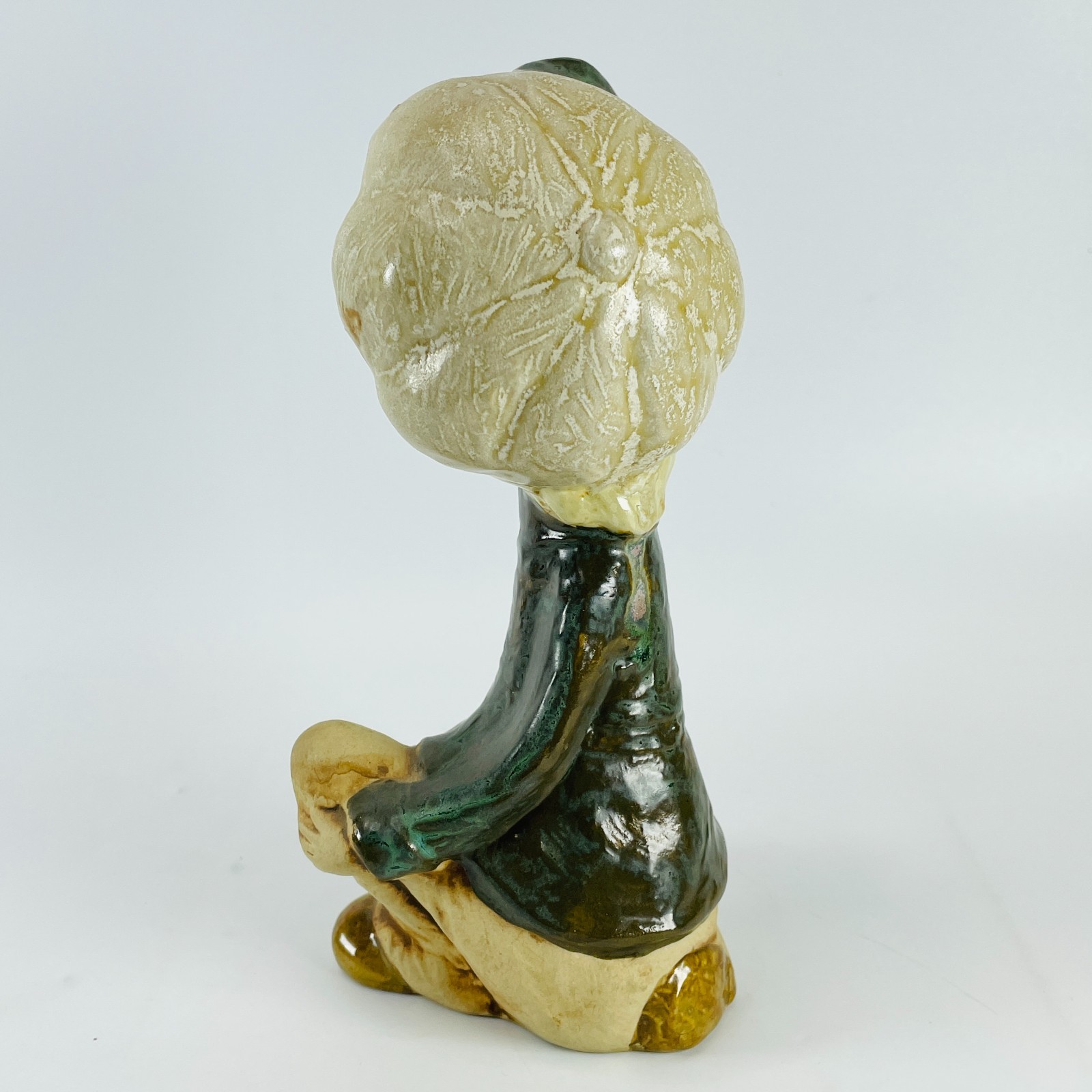 Vintage Lefton Boy with Baseball Cap Hat Porcelain Figurine 7 inch #7987