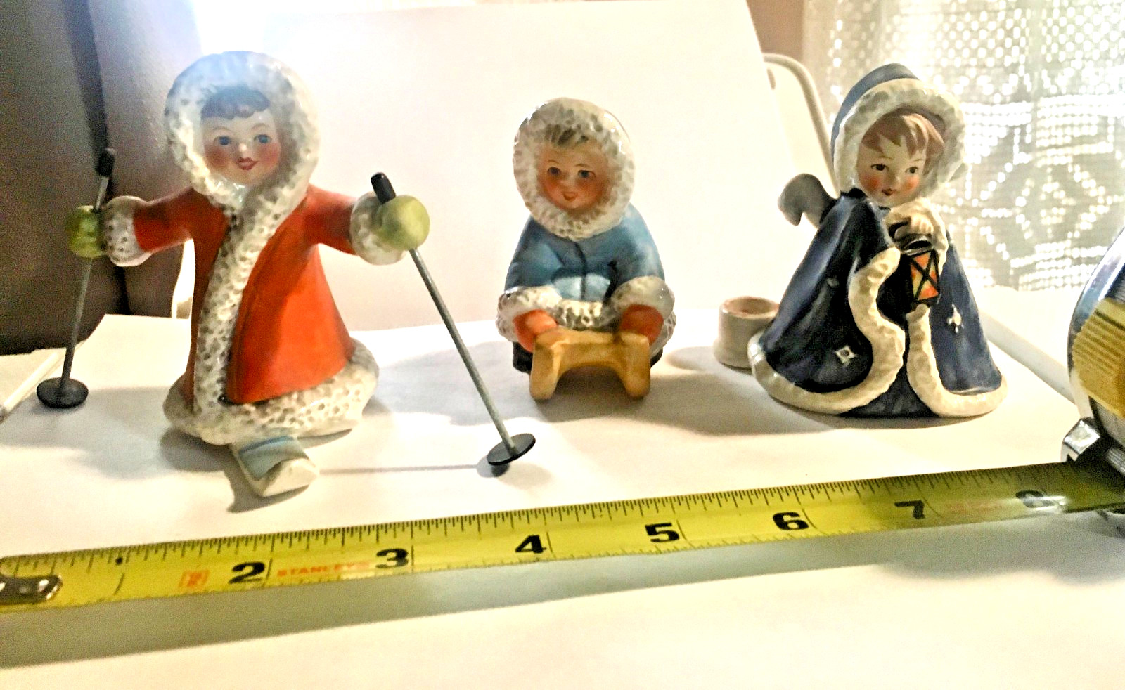 Vintage Goebel Snow Skier 11 701 Winter Girl TMK4 1972-1979 and 700 and 7358