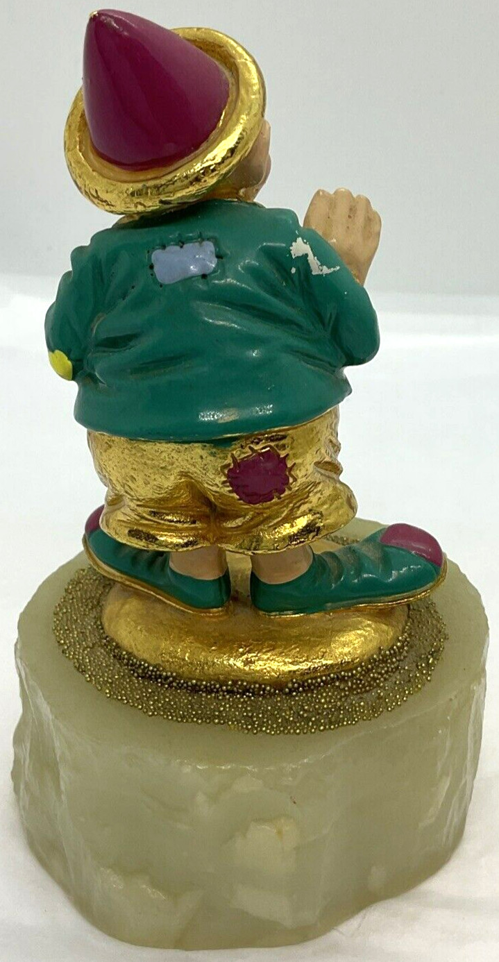 Vintage 1992 Ron Lees World of Clowns USA Circus Gold Plated Hand Painted Signed
