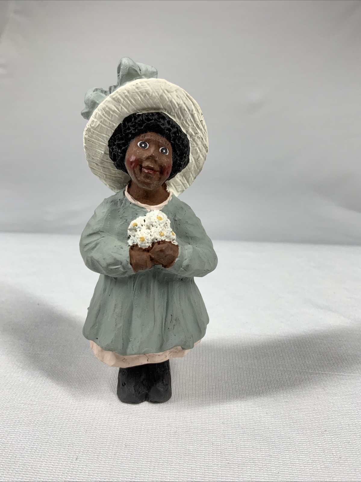 Vintage African American Tiny Figurine 3.5 Inches Tall