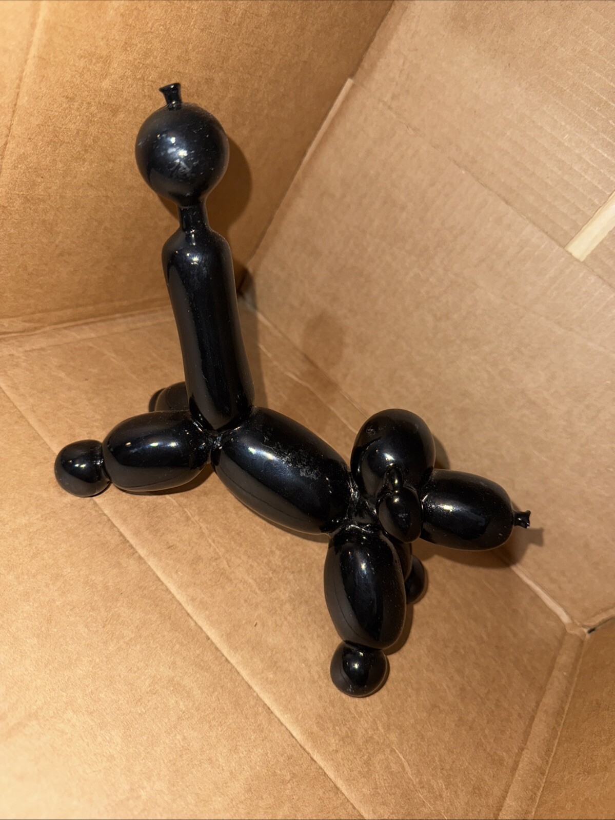 Black Balloon Dog Figurine Three Hands Corp 8” X 6.75” C