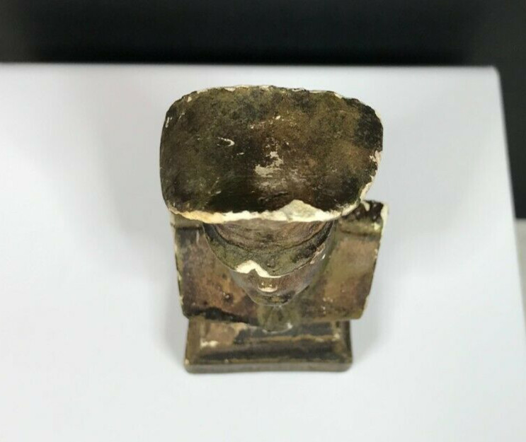 Vintage General Douglas MacArthur Chalk Head Bust Figurine – WWII – RARE