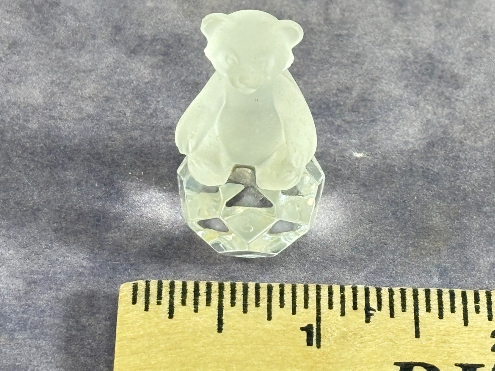 Set of 2 – Vintage Swarovski Ebeling & Reuss Polar Bear and Teddy Bear Frosted