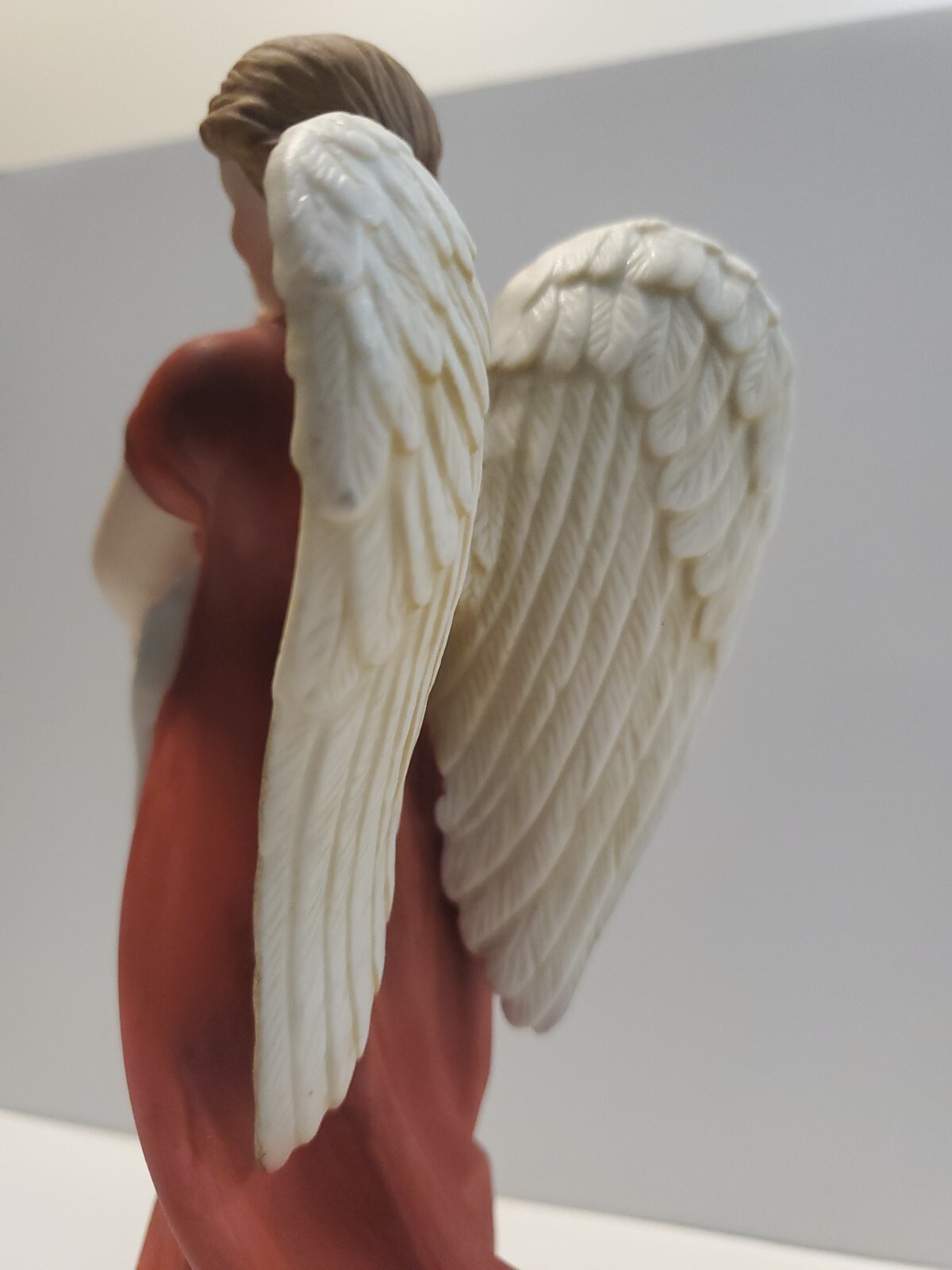 Vintage Homco Guarding Angel With Baby Figurine Porcelain Home Interiors #1414