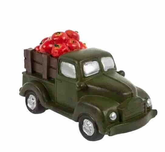 Green Retro, Truck With Apples Martha Stewart Full Harvest, Thanksgiving Decor