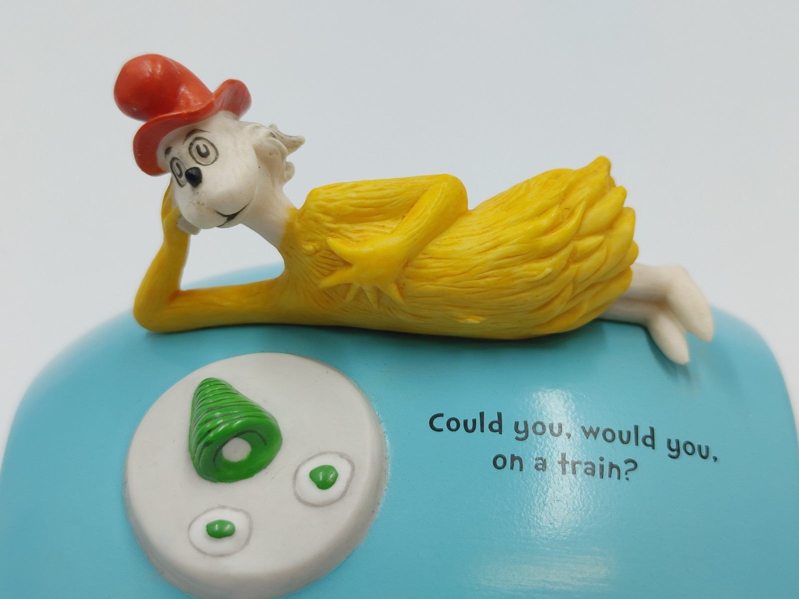 Hallmark Dr. Seuss Collection Green Eggs & Ham ON A TRAIN? Numbered With COA