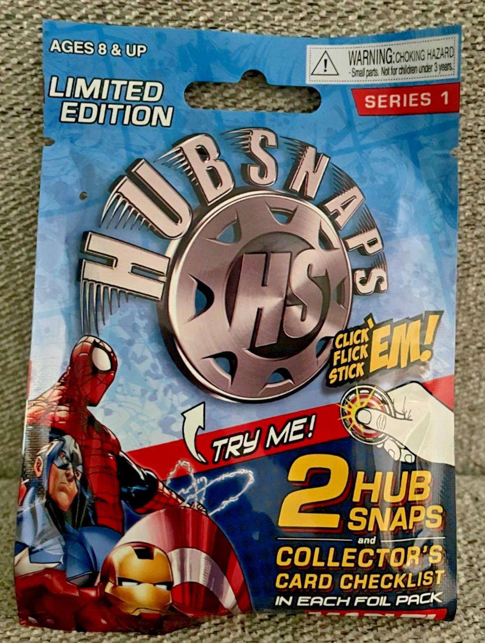 Marvel Hubsnaps Series 1 BRAND NEW Blind Packs Unopened Limited Edition