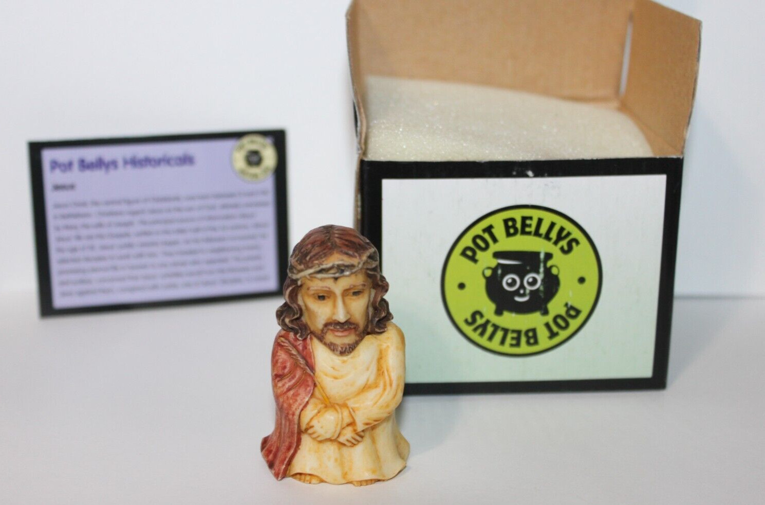 JESUS Harmony Kingdom Pot Bellys Historical Figures New in Box with Card