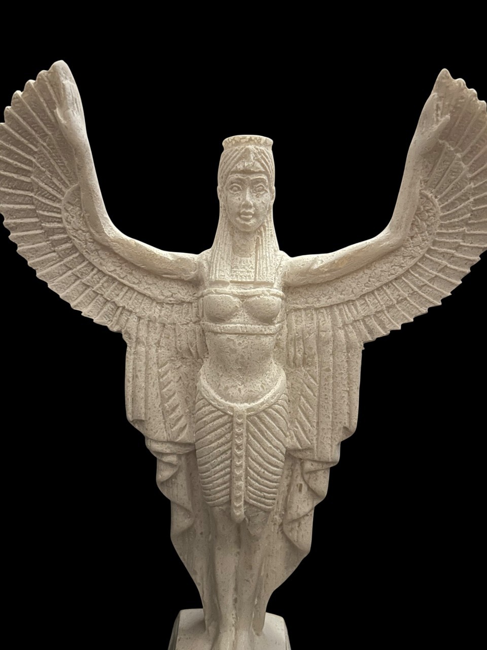 Unique Egyptian Standing Winged ISIS Goddess Statue – Goddess Of Motherhood