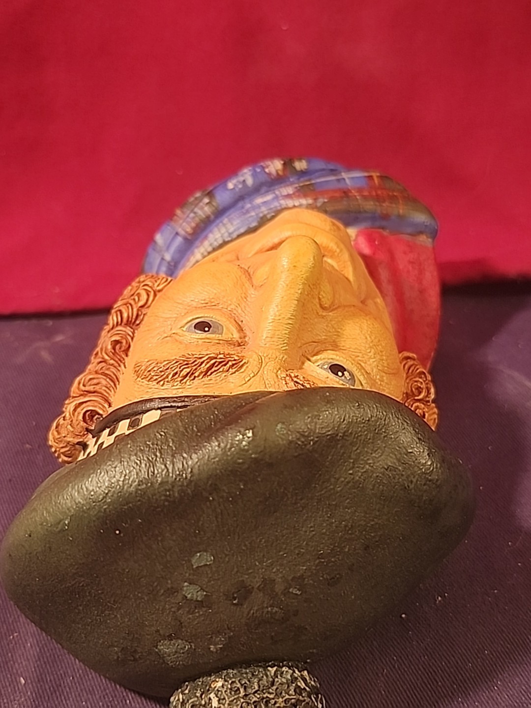 Vintage “Jock” Chalkware Head Wall Hanging by Legend Products, England Signed
