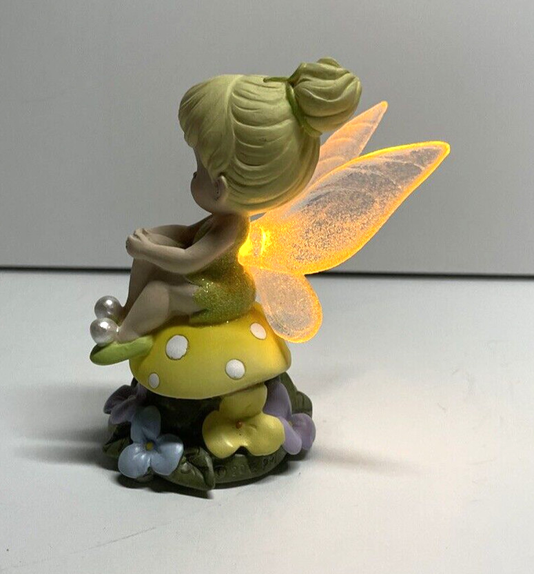 Precious Moments Birthstone TinkerBell With Light Up Wings- April Retired