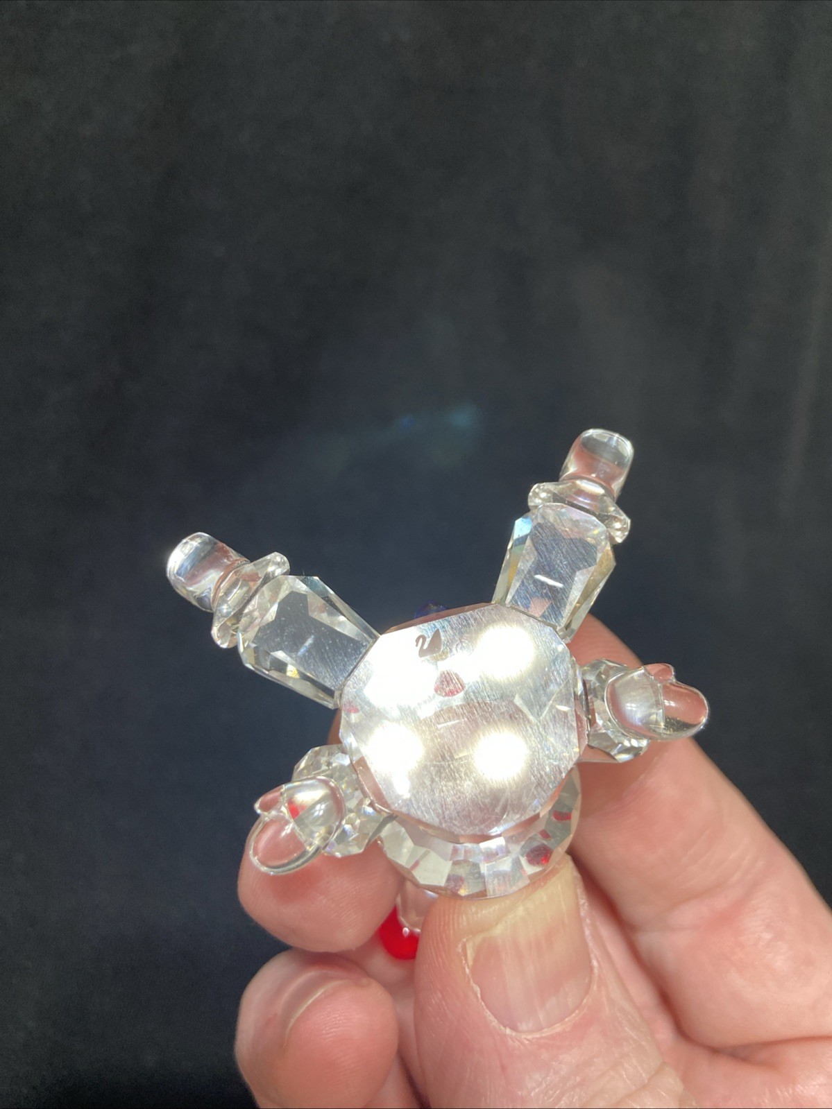 Retired Swarovski Crystal Clown Puppet 7550NR000003
