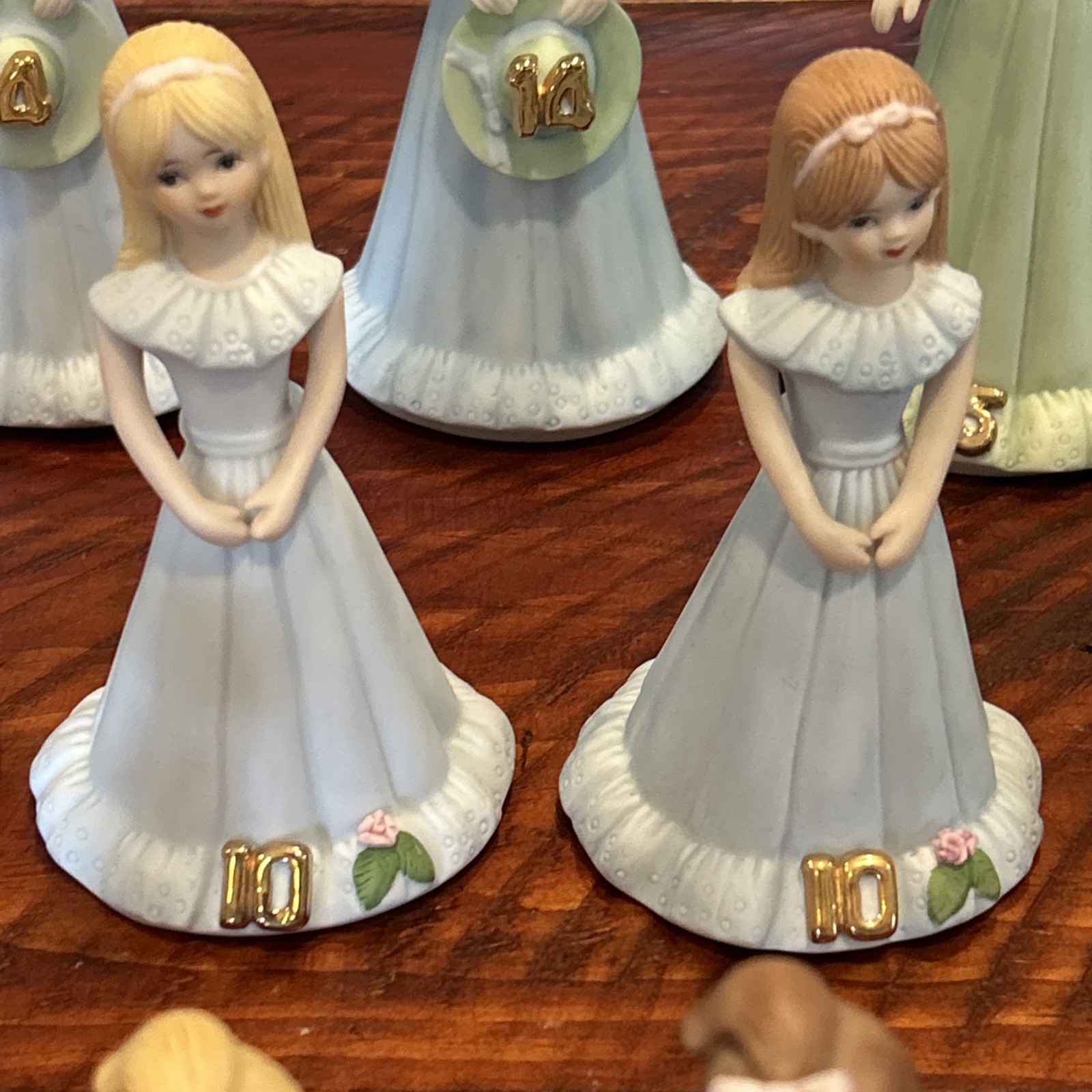 Lot of 28 Vintage Growing Up Birthday Girls Ages 1-16 Years Old , Variations