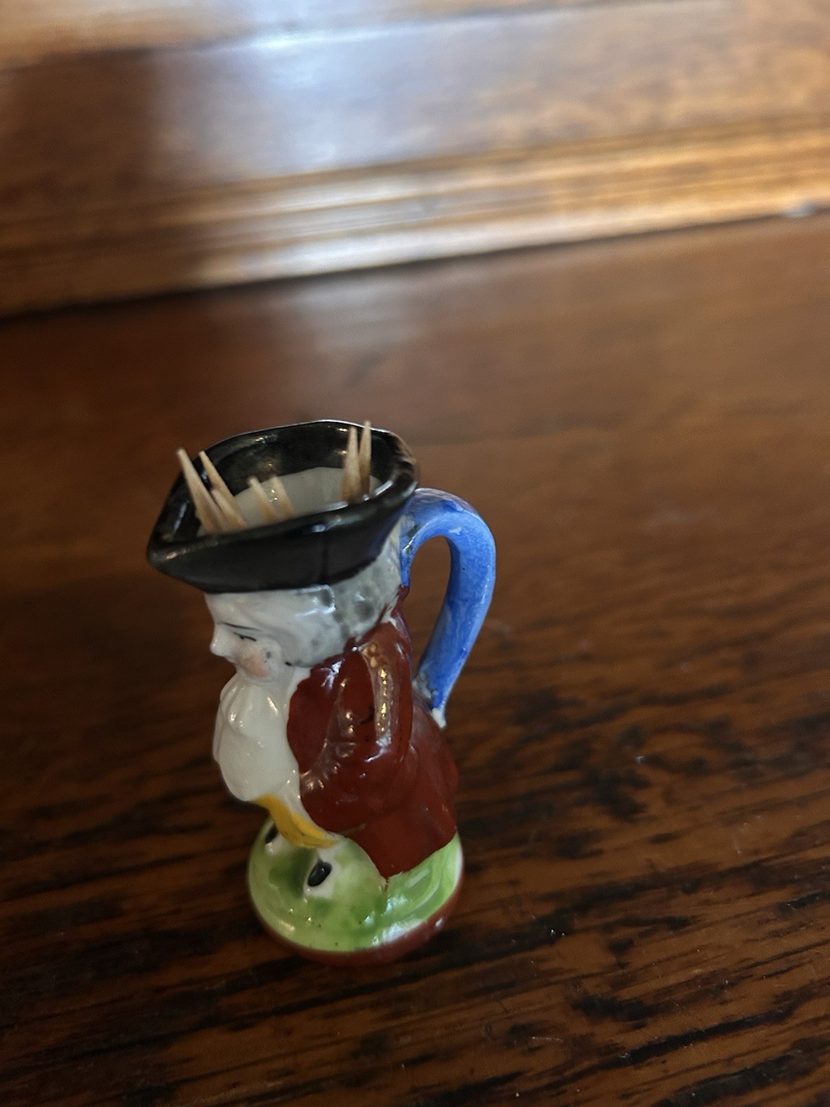 Mini Toby Mug/Toothpick Holder 2.5 H X 1.25 W