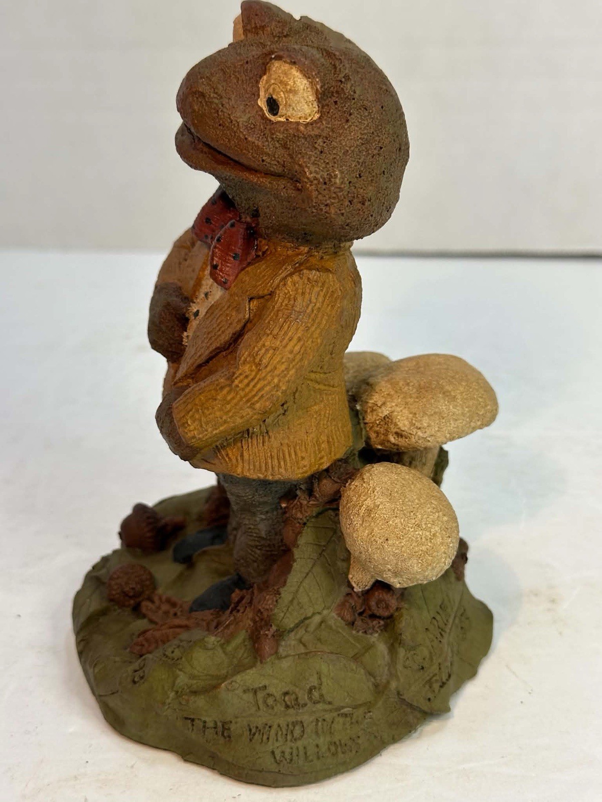 Tom Clark Toad, The Wind In The Willows 1983 Vintage Retired SIGNED